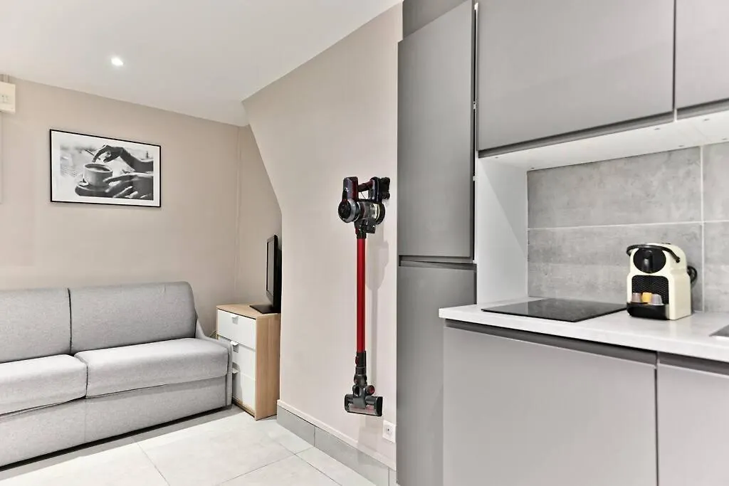Apartament Studio Confortable Au Coeur Du Quartier Sentier Paryż Francja